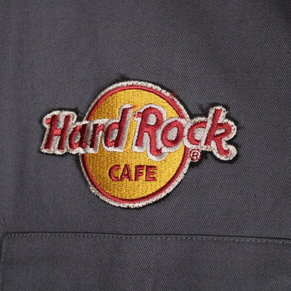Hard Rock Café San Francisco Save The Planet Button Up Work Shirt Mens Med NWT - Picture 4 of 12
